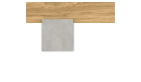 שולחן אוכל מטיק עם משטח HPL Moon Teak 200×100 של Talenti — תמונה 8
