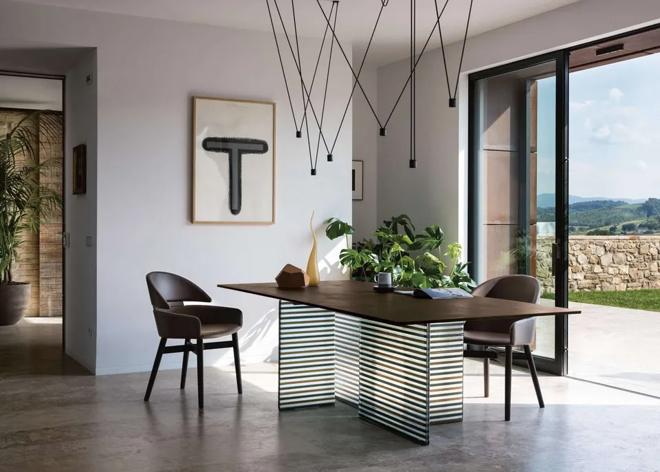 שולחן אוכל Big wave של FIAM Italia — תמונה 11