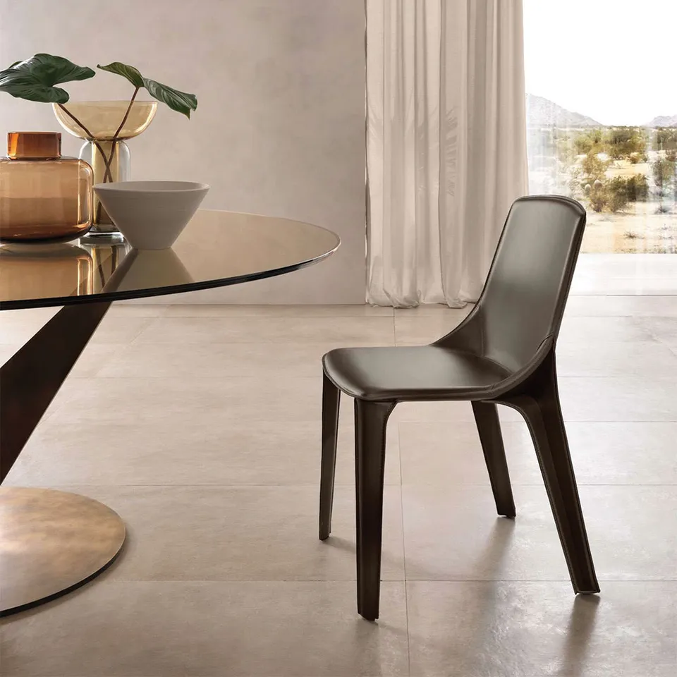כיסא מרופד עור Callas של FIAM Italia — תמונה 12