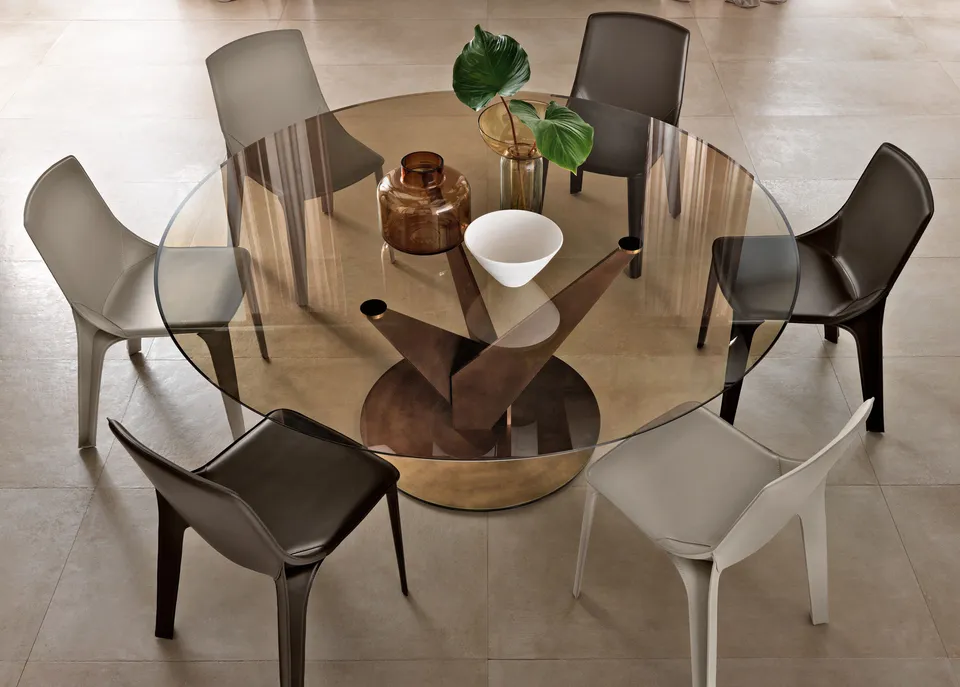 כיסא מרופד עור Callas של FIAM Italia — תמונה 3