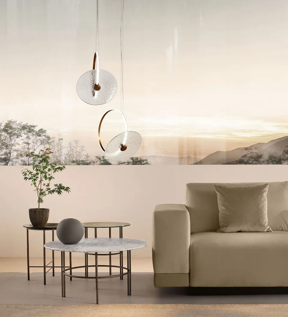 שולחן קפה עגול Cristaline של FIAM Italia — תמונה 6
