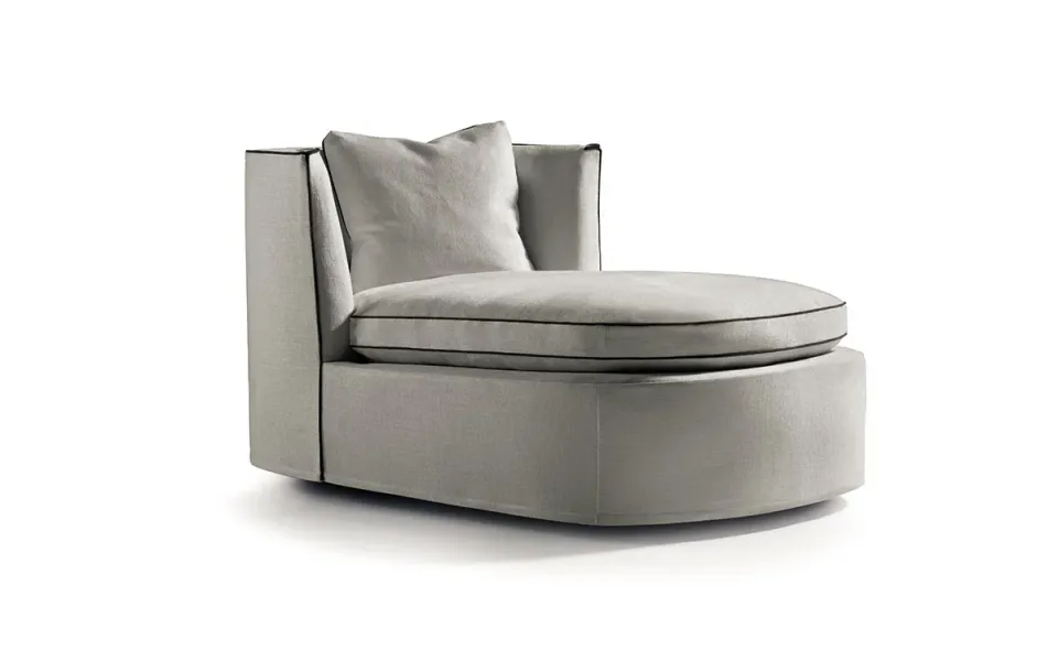 שזלונג Bessie Longue של Frigerio בצורות מעוגלות עם קנט