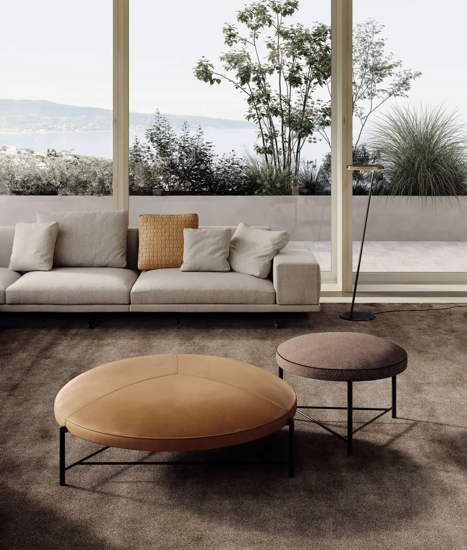 פוף מרופד Santamonica של Frigerio — תמונה 2