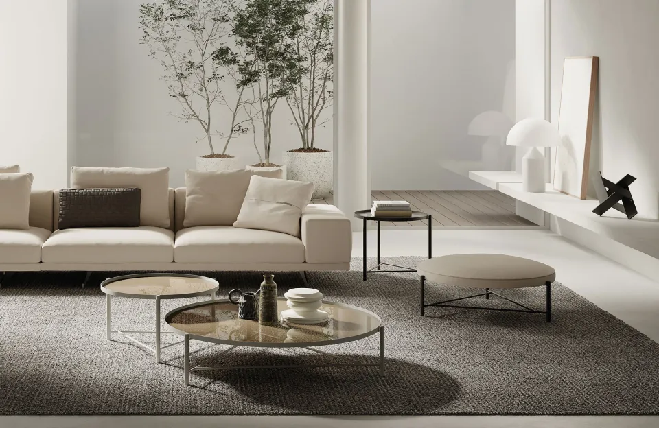 פוף מרופד Santamonica של Frigerio — תמונה 5