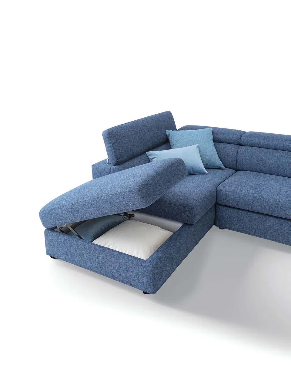 ספה פינתית עם תא אחסון Adela של LeComfort — תמונה 7