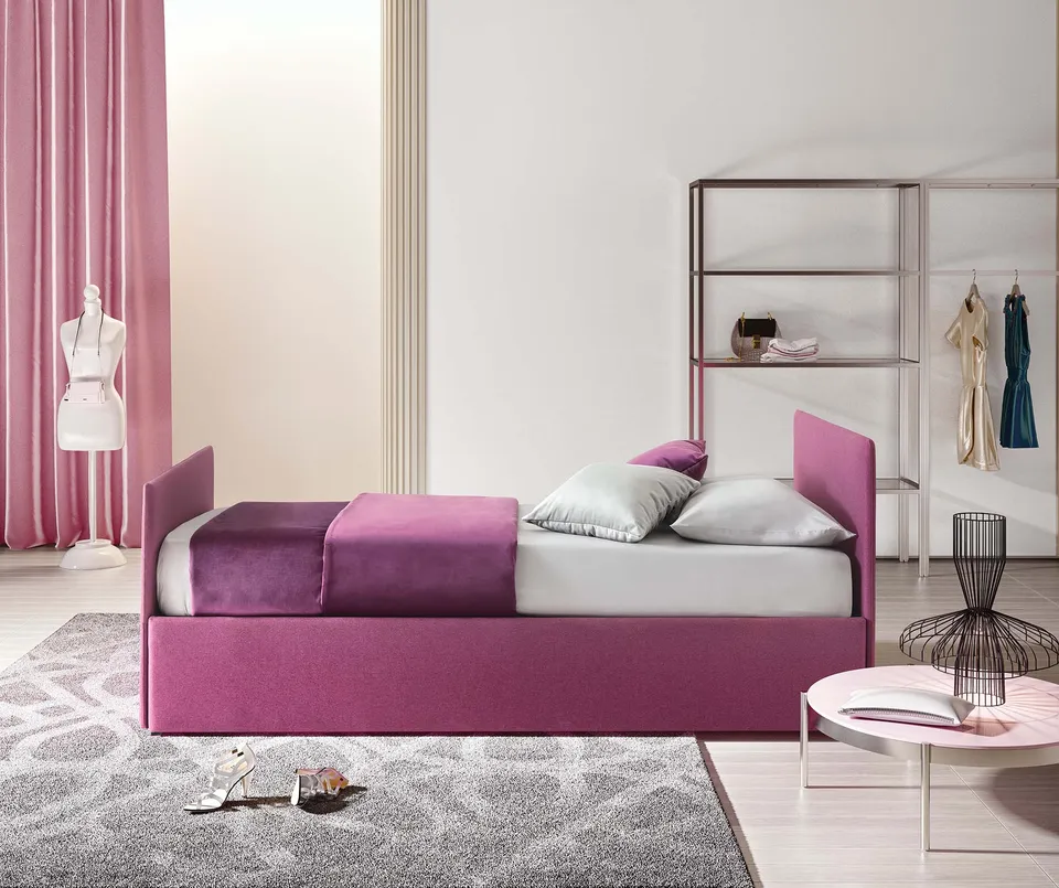 מיטת יחיד מרופדת Bambusa של LeComfort — תמונה 3