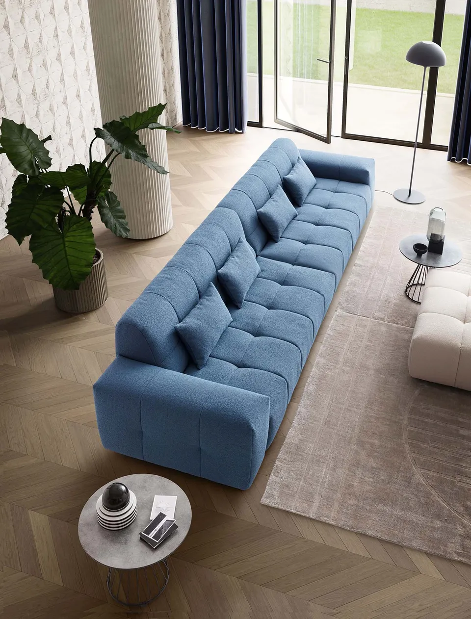 ספה מודולרית עם שזלונג Collins של LeComfort — תמונה 3