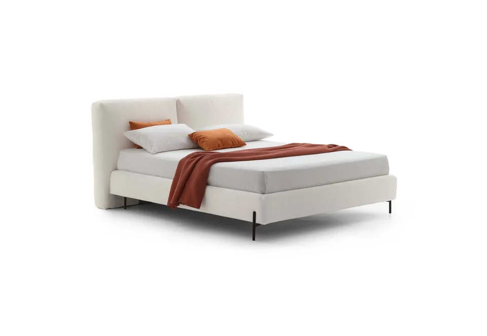 מיטה מרופדת עם ראש מתכוונן Duo של LeComfort — תמונה 2