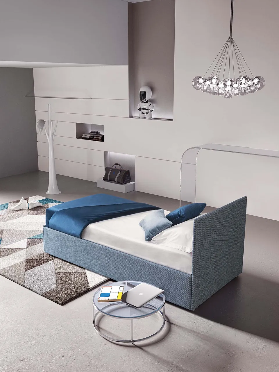 מיטת יחיד מרופדת Gelsomino של LeComfort — תמונה 3