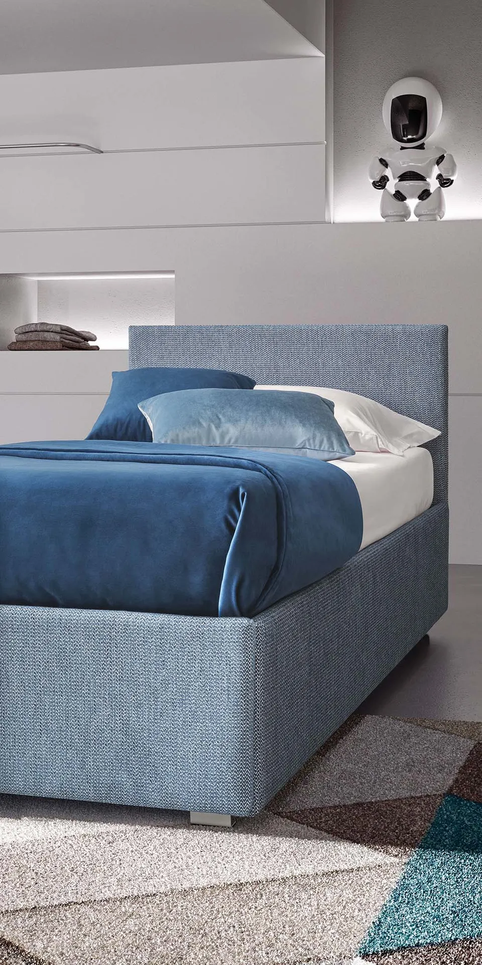 מיטת יחיד מרופדת Gelsomino של LeComfort — תמונה 5