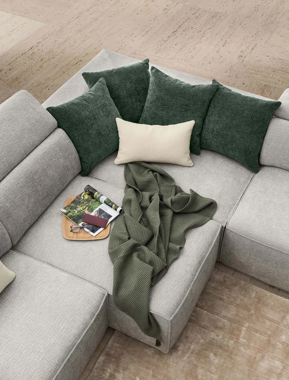ספה פינתית מודולרית Hill של LeComfort — תמונה 5