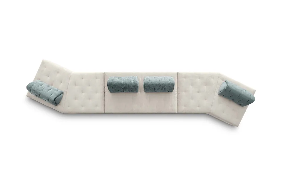 ספה מודולרית בתפירת קווילט Houston של LeComfort — תמונה 5