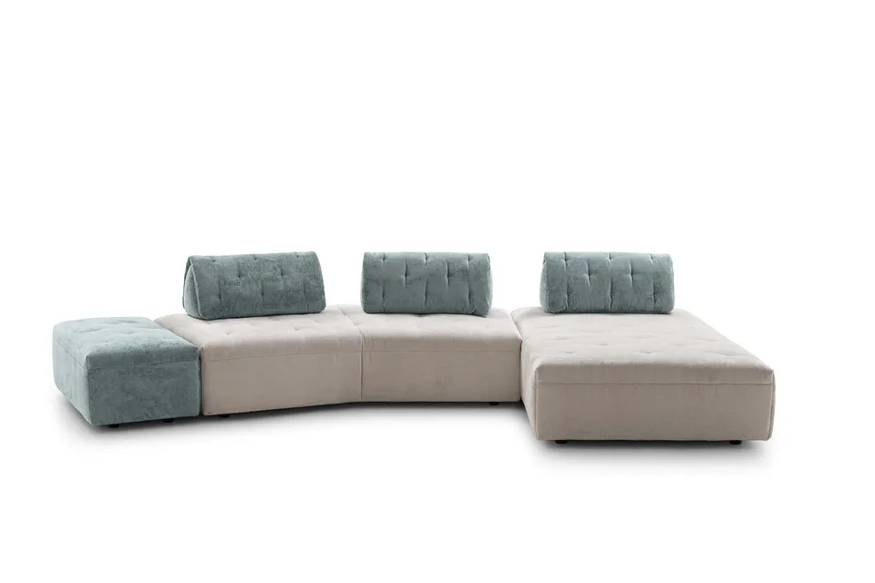 ספה מודולרית בתפירת קווילט Houston של LeComfort — תמונה 9