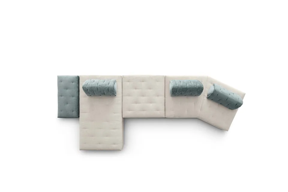 ספה מודולרית בתפירת קווילט Houston של LeComfort — תמונה 3