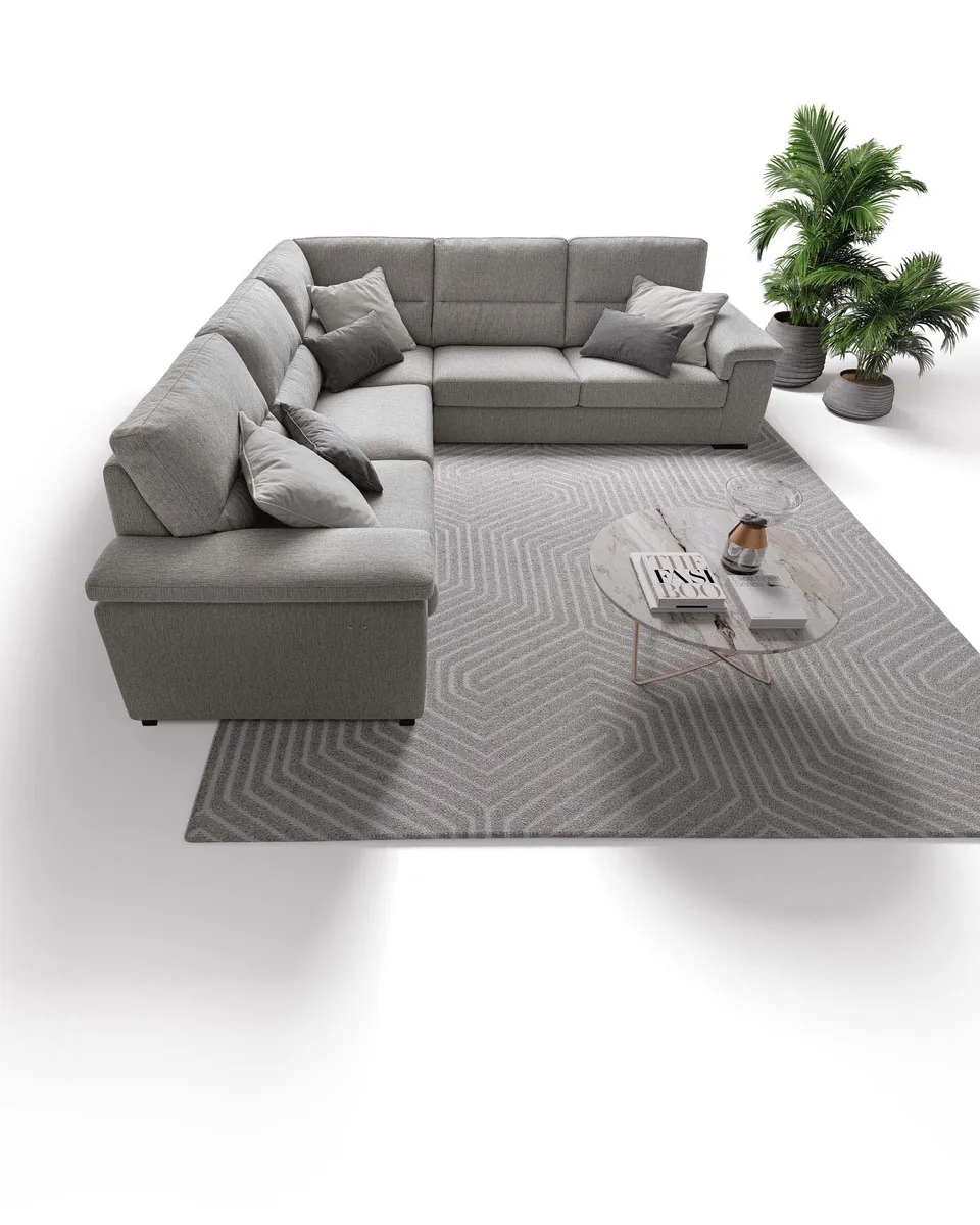 ספה פינתית עם ריקליינר חשמלי Jaro של LeComfort — תמונה 9