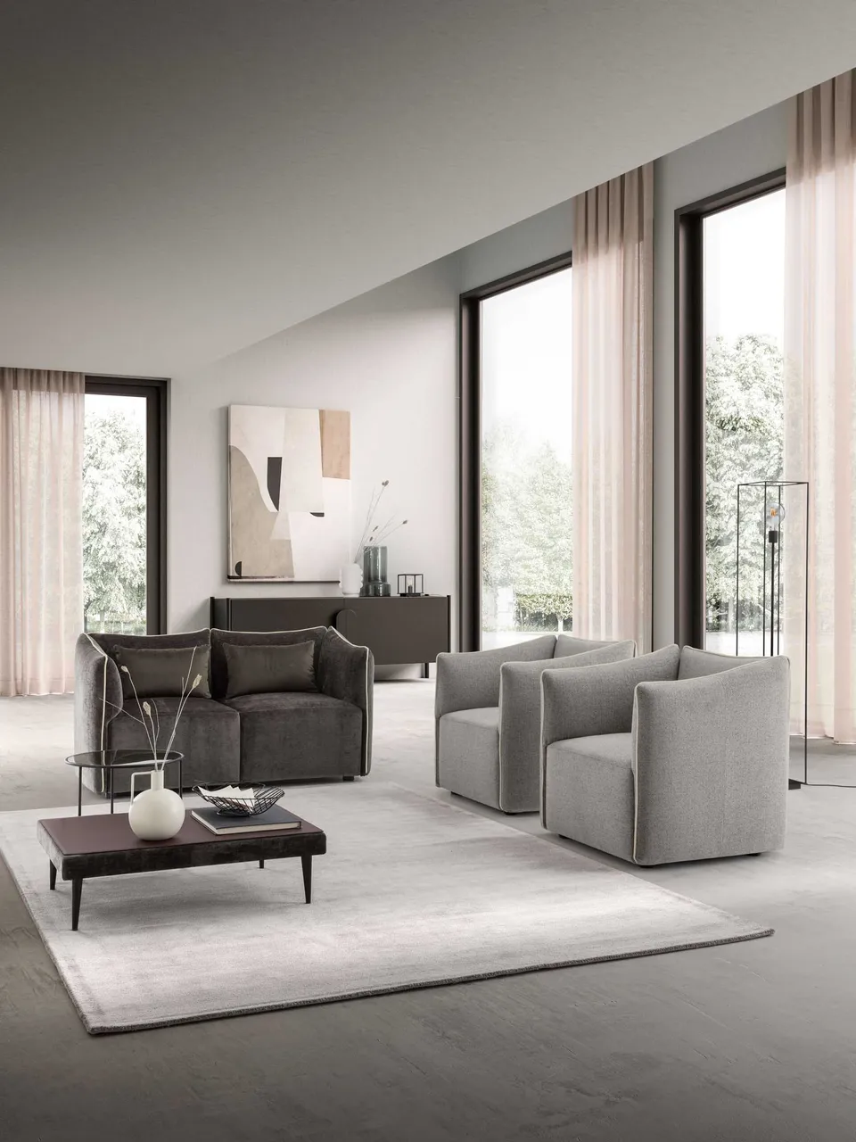 ספה זוגית קטנה Kubik של LeComfort — תמונה 3