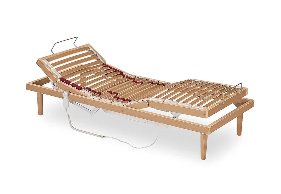 בסיס רפפות ממונע Lux של LeComfort עם ארבעה מפרקים