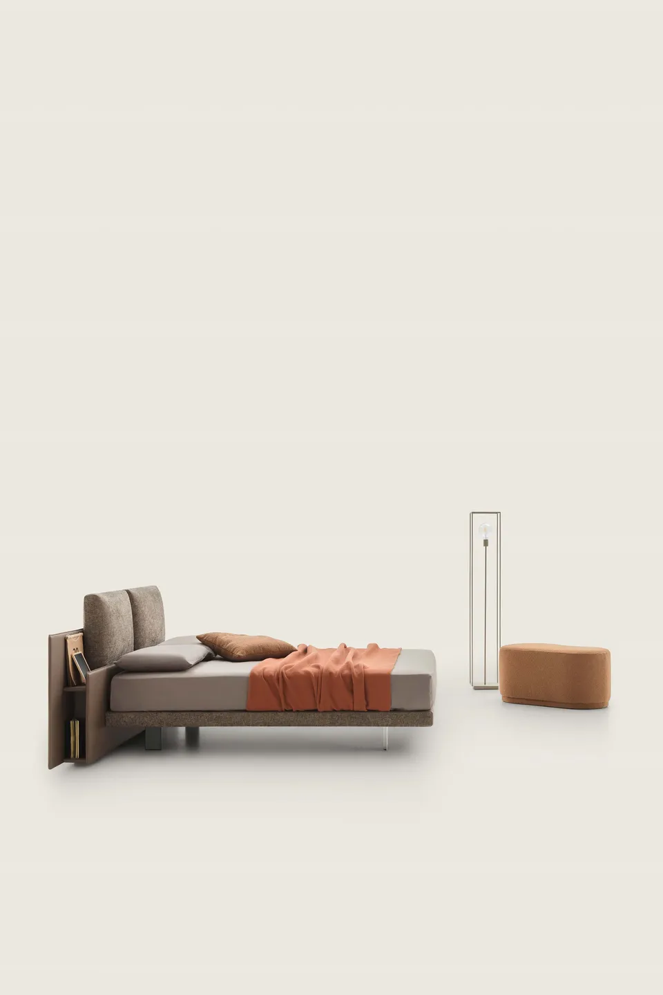 מיטה מרופדת עם ראש מיטה לאחסון Opera של LeComfort — תמונה 3