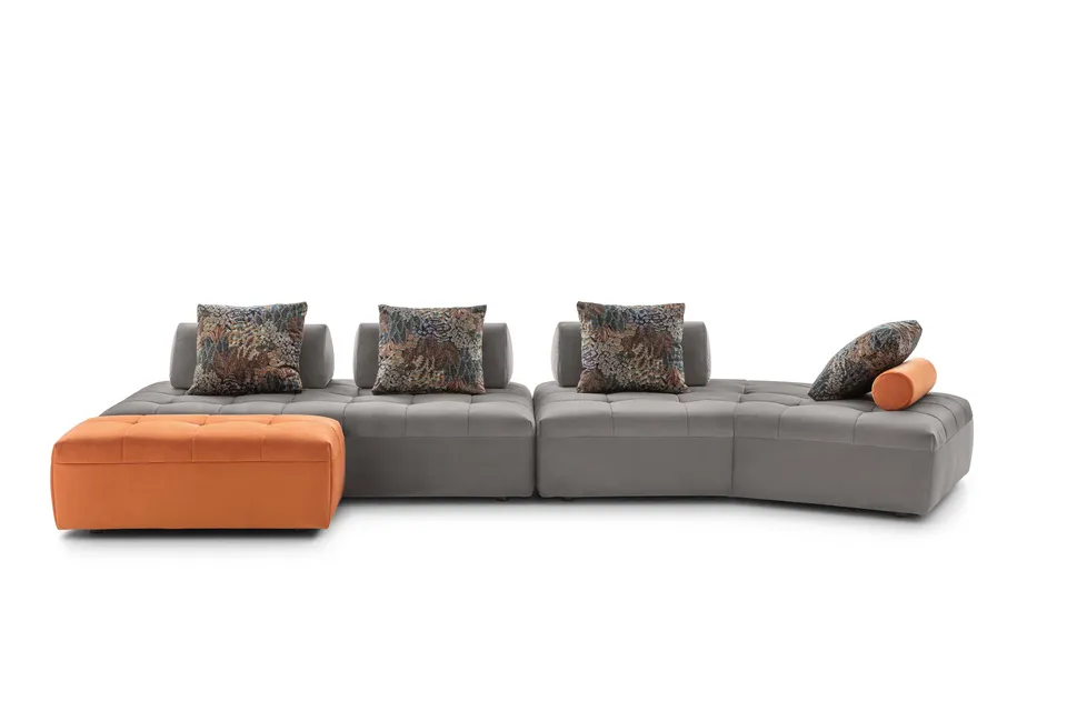 ספה מודולרית בתפירת קווילט Reed light של LeComfort — תמונה 6