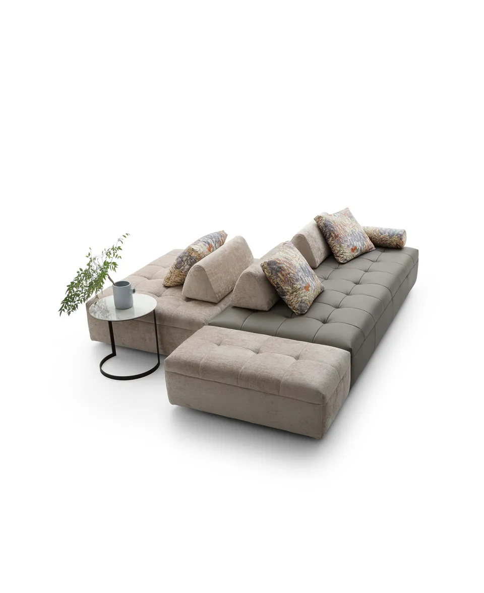 ספה מודולרית בתפירת קווילט Reed light של LeComfort — תמונה 7