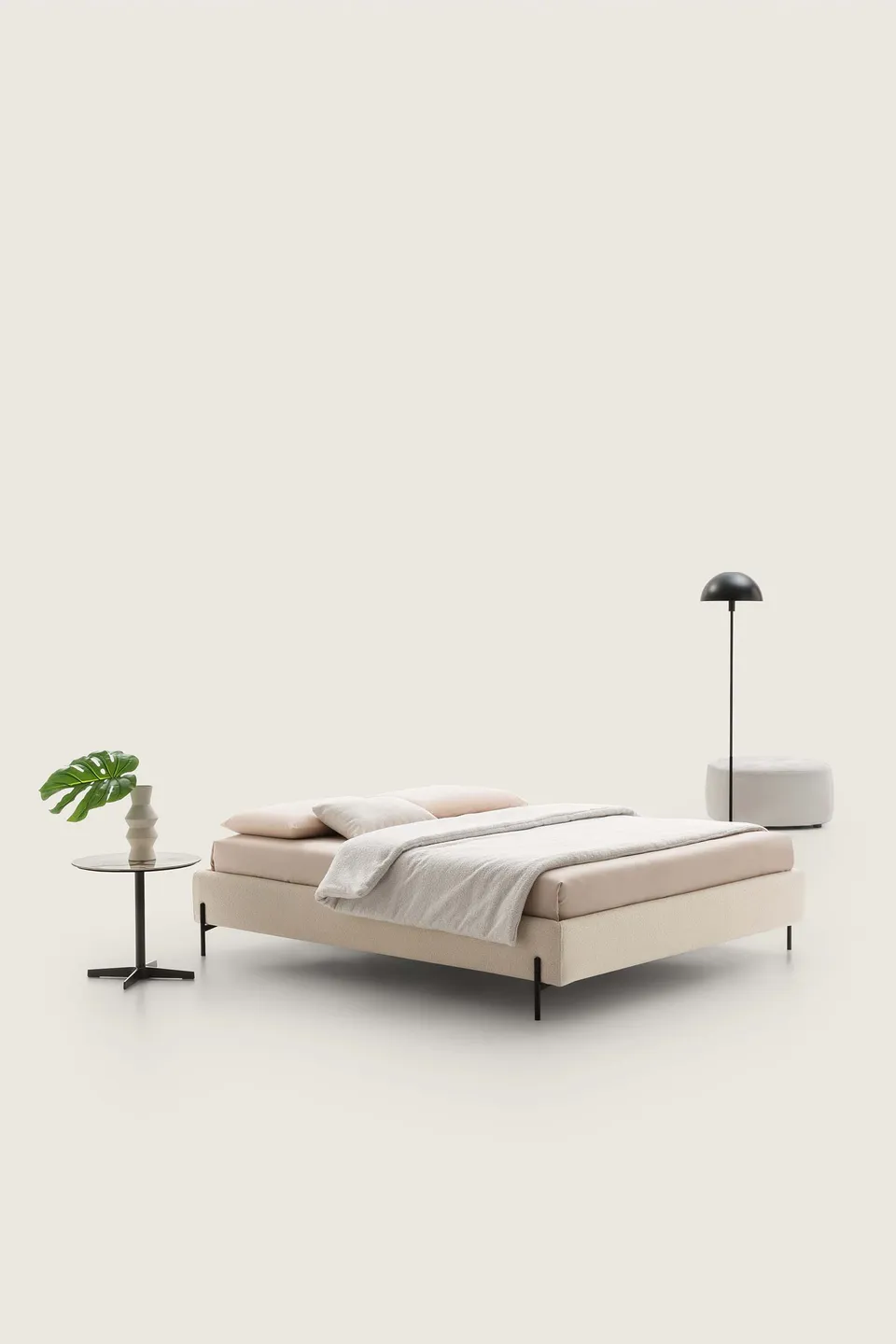 מיטה מרופדת ללא ראש Sommier של LeComfort — תמונה 3