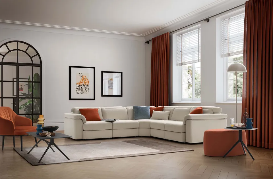 ספה פינתית עם מושבים נשלפים Swan double של LeComfort