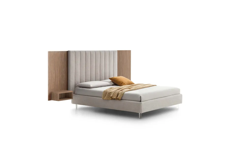 ראש מיטה לקיר עם מדפים Tile של LeComfort — תמונה 7