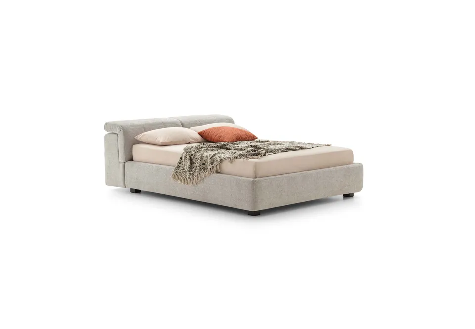 מיטה מרופדת עם משענות ראש מתכווננות Tower של LeComfort