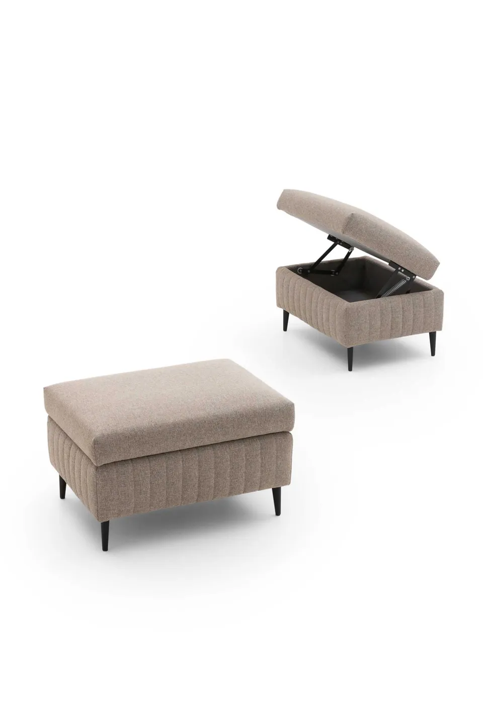 פוף עם תא אחסון Treasure של LeComfort — תמונה 4