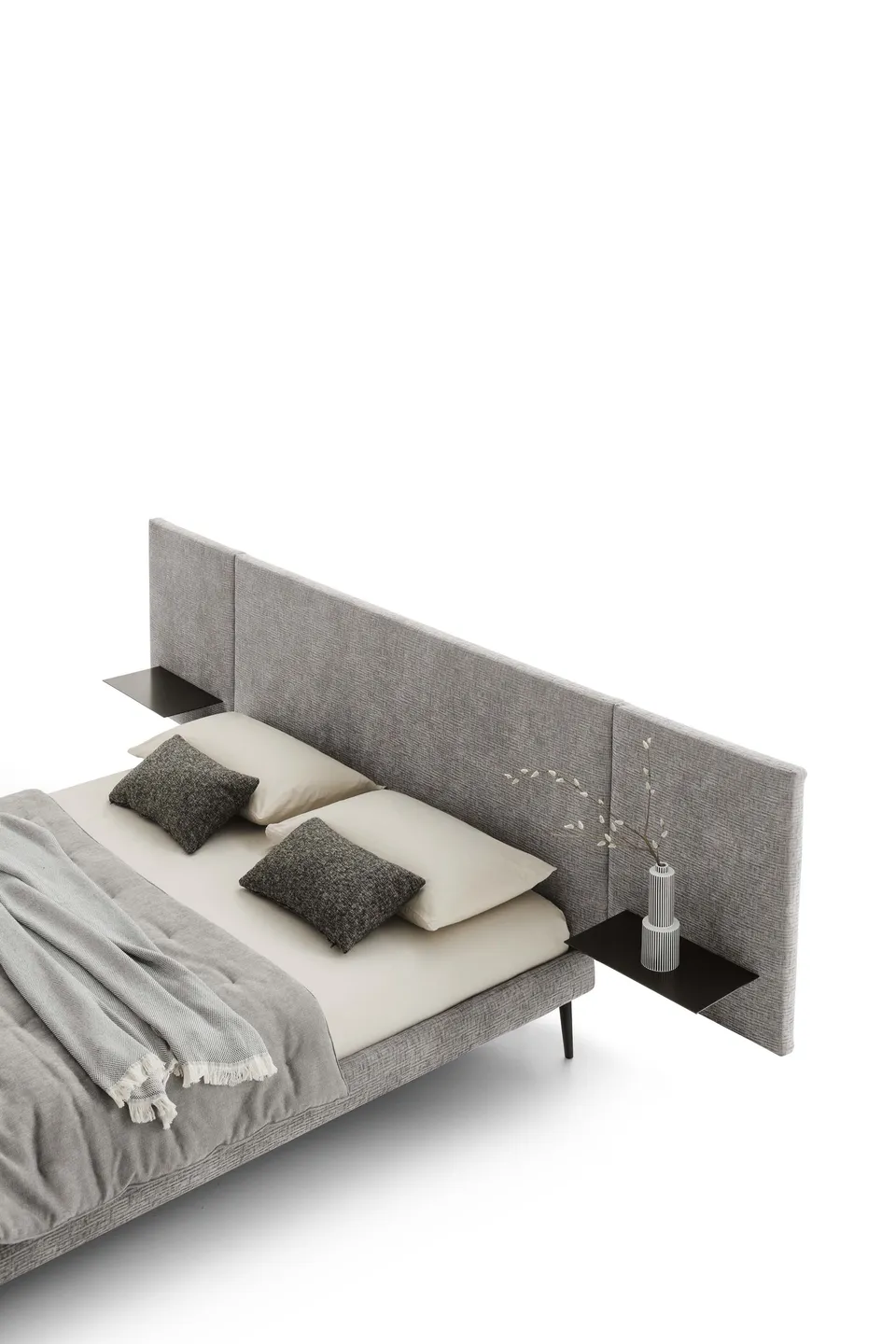 מיטה עם ראש מיטה מודולרי Wall של LeComfort — תמונה 7