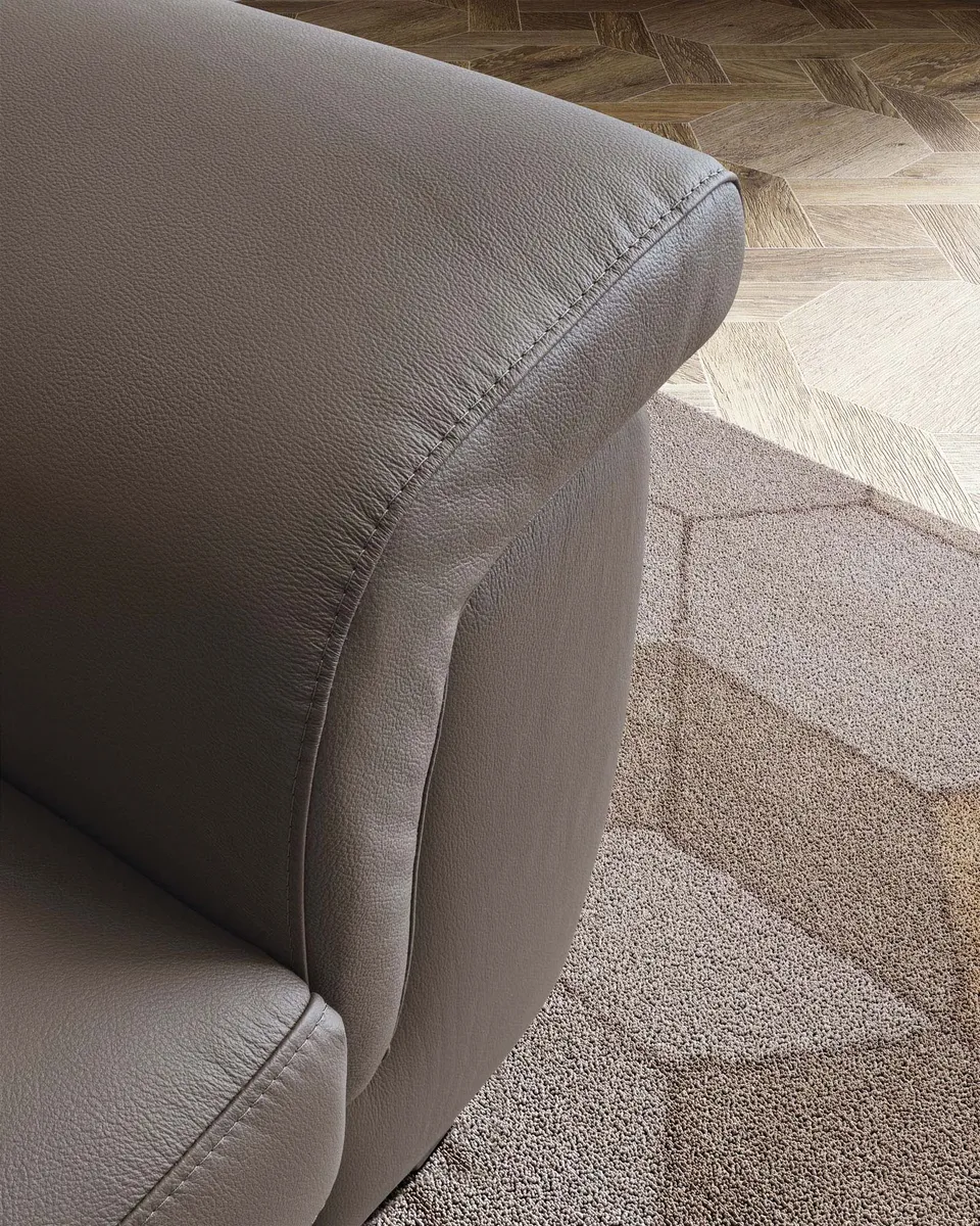 ספה פינתית עם ריקליינר חשמלי Zeno של LeComfort — תמונה 7