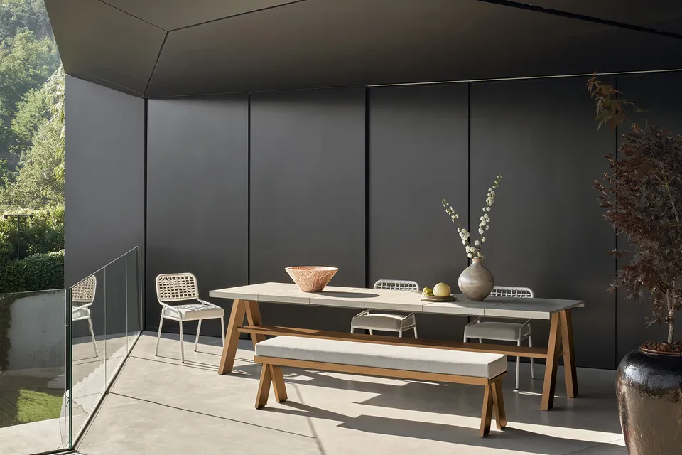 שולחן אוכל לחוץ Joi Open Air של Meridiani — תמונה 7