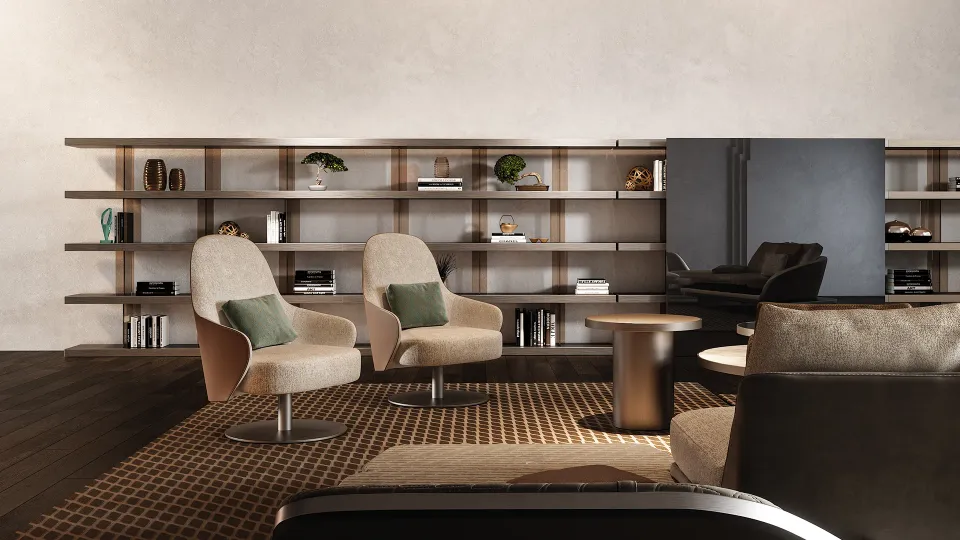 ספרייה מודולרית Tango T Bookshelf של Reflex Angelo