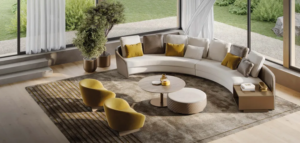 שטיח Carpet Plissè של Reflex Angelo מטנסל וצמר