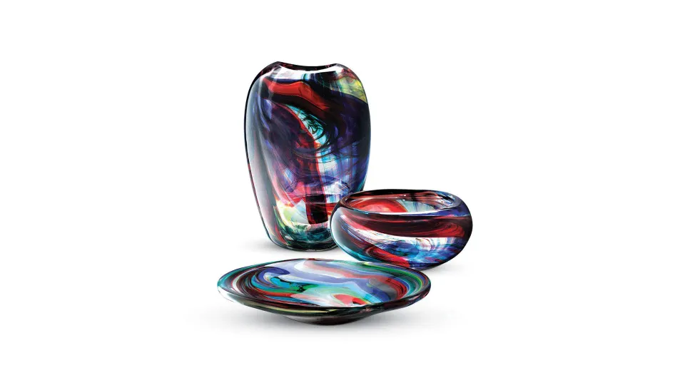אגרטלים וצלחת דקורטיבית Murano Vasi E Piatti של Reflex Angelo