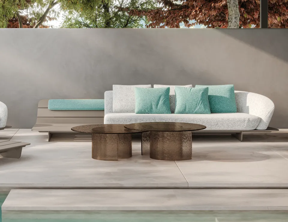 שולחן קפה Petalo 40 Acqua של Reflex Angelo