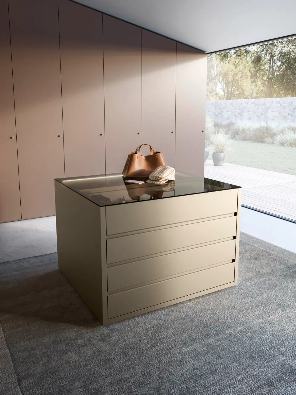 אי תצוגה מואר לחדר ארונות Atollo Display של Sangiacomo — תמונה 2