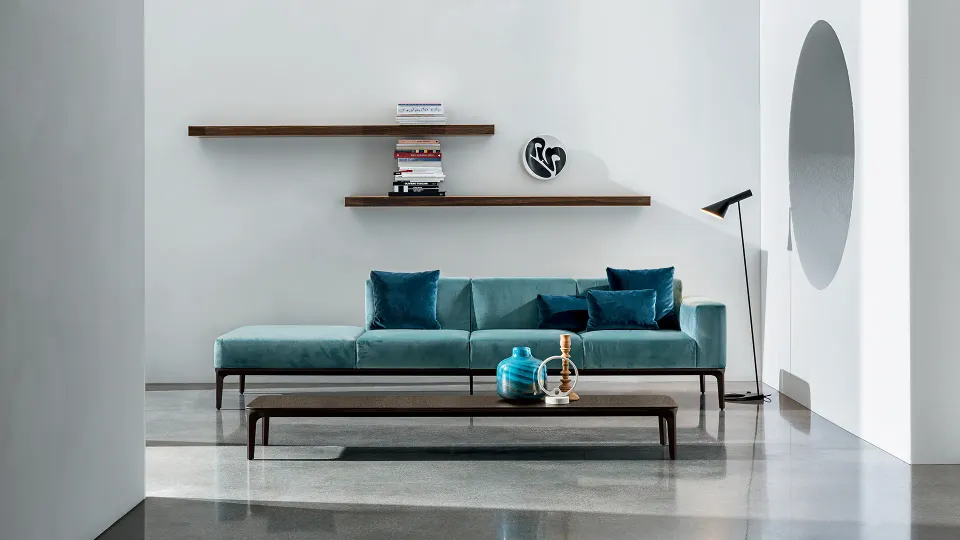 שולחן קפה נמוך Slim h24 של Sovet עם מסגרת אלומיניום