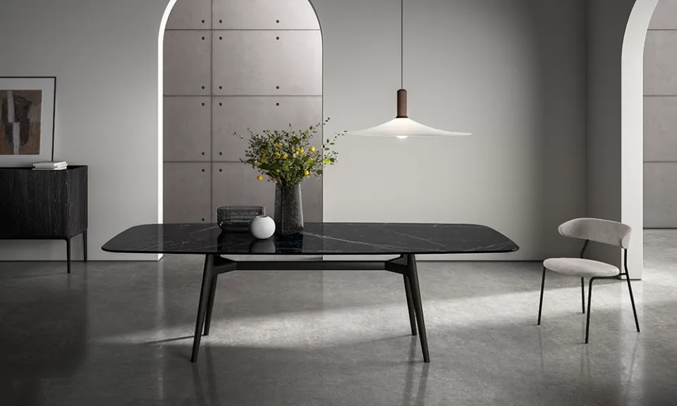 שולחן אוכל בצורה אורגנית Lewood Shaped 01 של Sovet Italia — תמונה 5