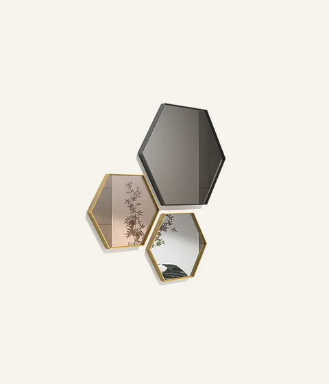 מראה משושה Visual Hexagonal של Sovet Italia