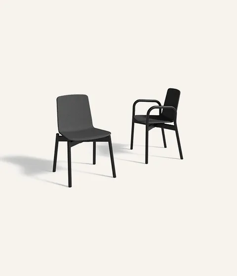כיסא וכורסת אוכל Two Tone של Sovet Italia