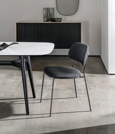 כיסא מרופד Soft של Sovet Italia — תמונה 3