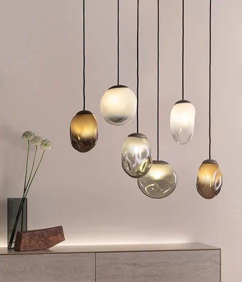מנורה תלויה מזכוכית מוראנו Sphera של Sovet Italia — תמונה 3