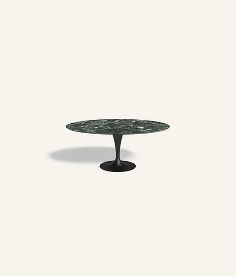 שולחן אוכל אליפטי Flûte Elliptical של Sovet Italia