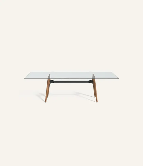 שולחן אוכל מלבני Lewood Rectangular של Sovet Italia