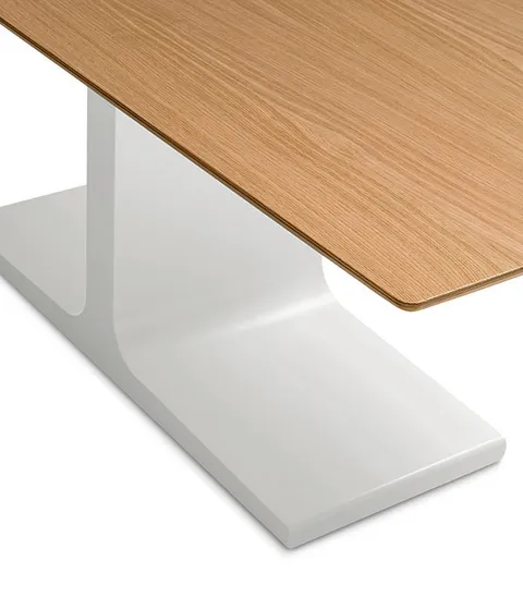 שולחן אוכל עם משטח עץ Palace Wood של Sovet Italia — תמונה 3