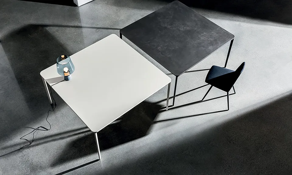 שולחן אוכל מרובע Slim Square של Sovet Italia — תמונה 8