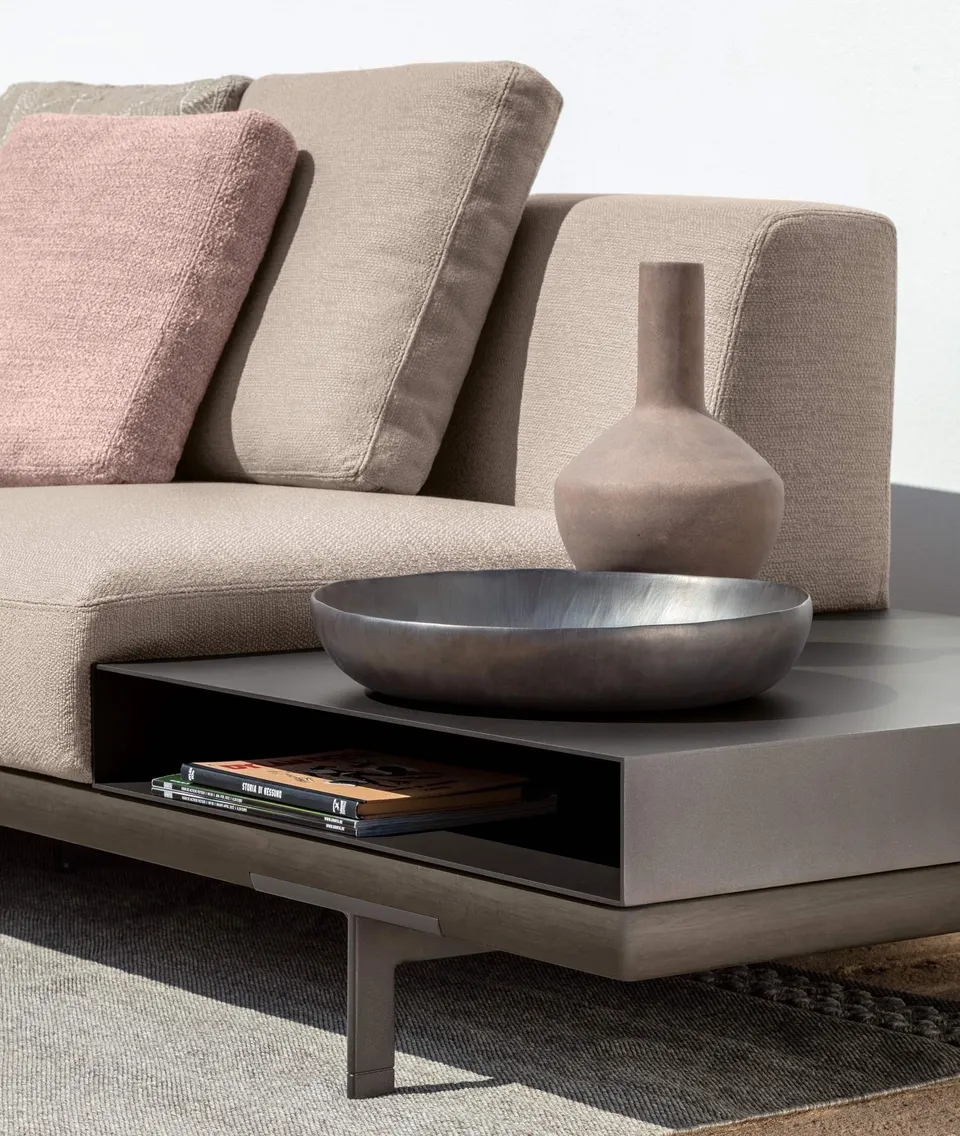 שולחן קפה מלבני Allure 79×140 Coffe של Talenti — תמונה 3