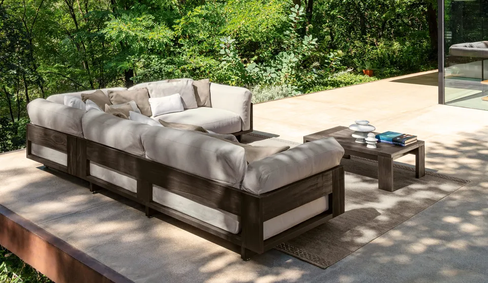שולחן קפה קטן Argo//Wood 95×67 של Talenti מעץ Accoya