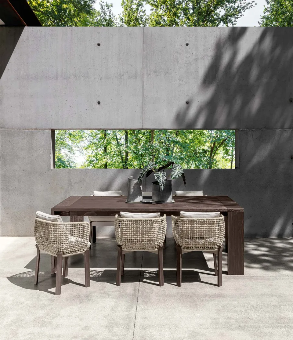 שולחן אוכל מלבני Argo Wood 220×110 של Talenti — תמונה 8
